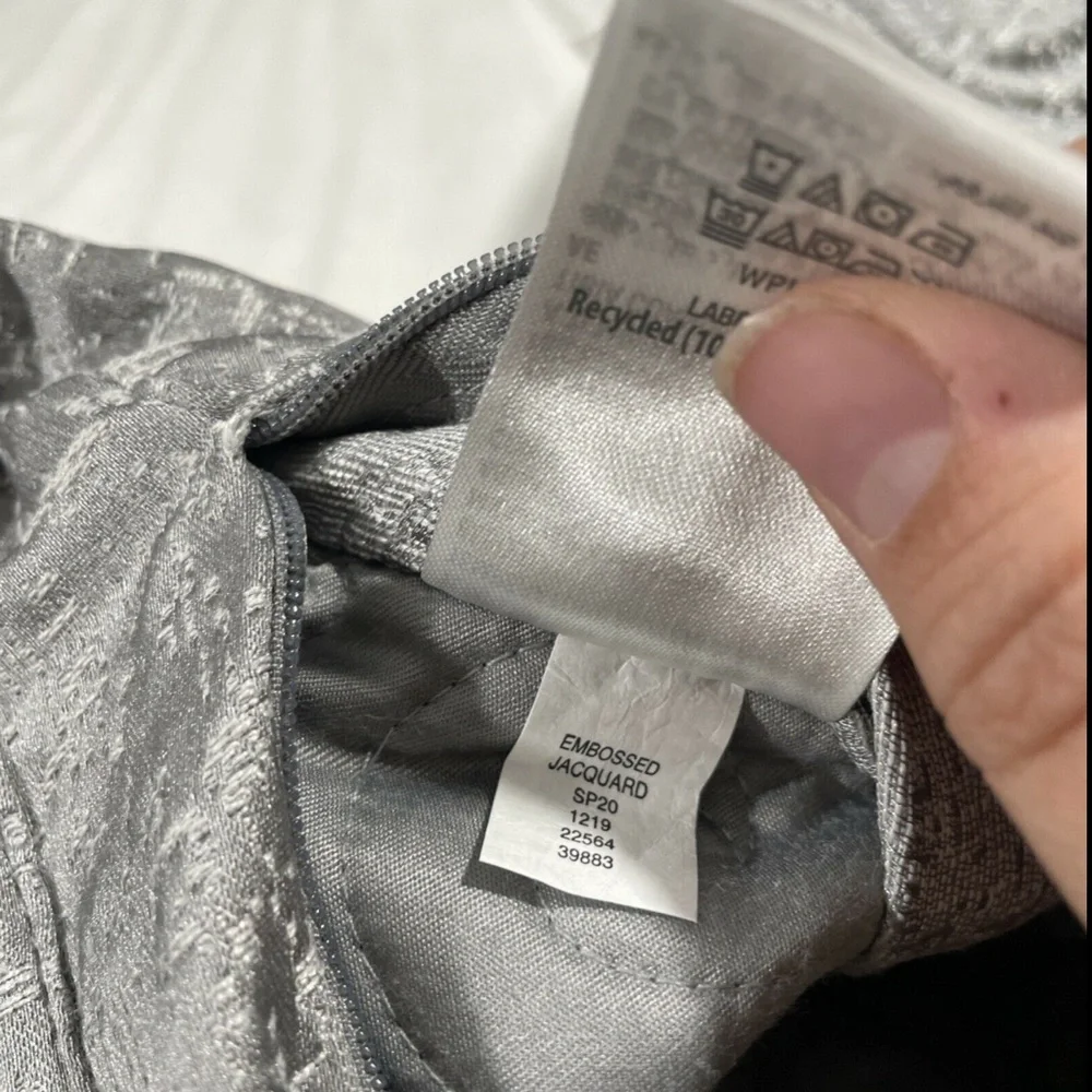 NWT Hotel Collection Classic Embossed Jacquard Quilted‎ (1) Euro Sham